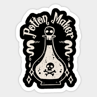 Spooky Potion Maker Design Sticker